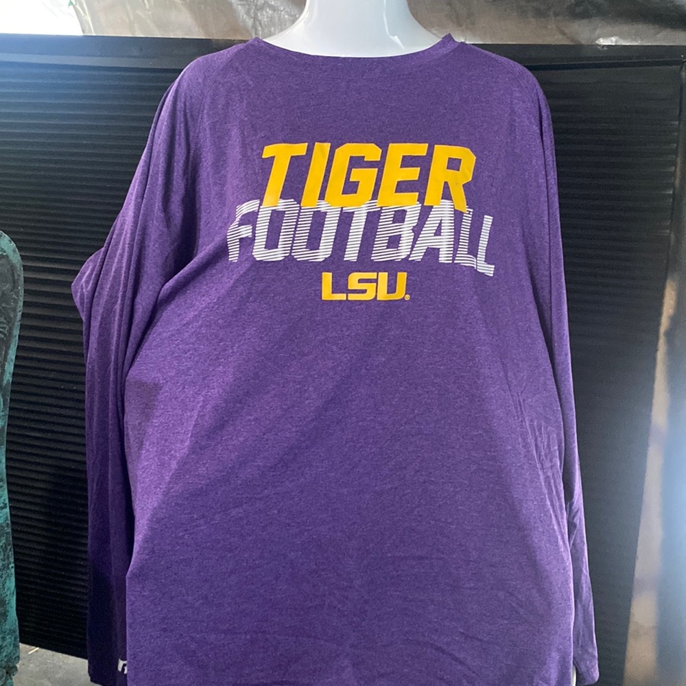 Long sleeve T, Dri fit material LSU